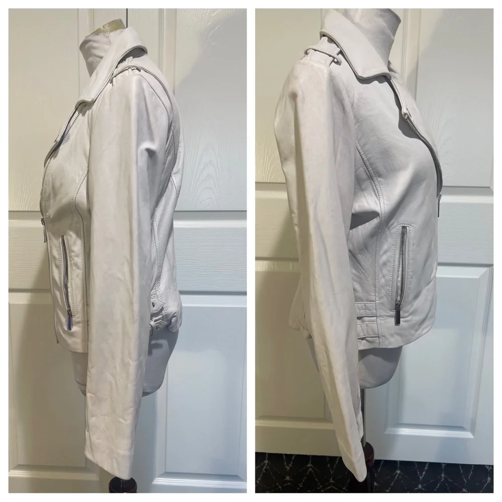 LONDON FOG LEATHER MOTTO JACKET